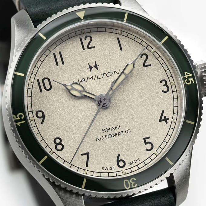 Hamilton Aviation H76255810 Khaki Pilot Pioneer Horloge