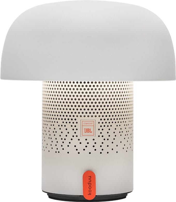 Kooduu Sensa Play - Draagbare Speaker Lamp - Krachtig Geluid - Dimbaar Licht - Cloudy White