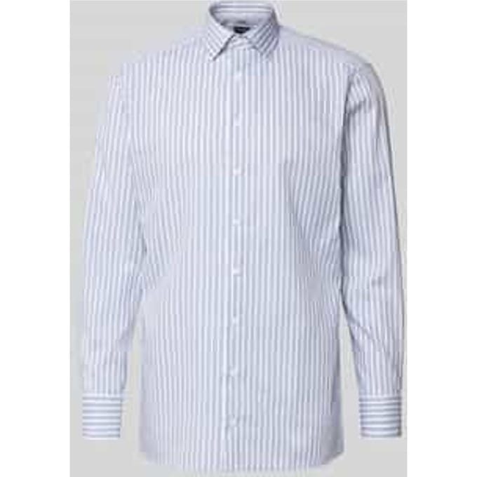 OLYMP Luxor Overhemd, Modern Fit, New Kent, Marineblauw
