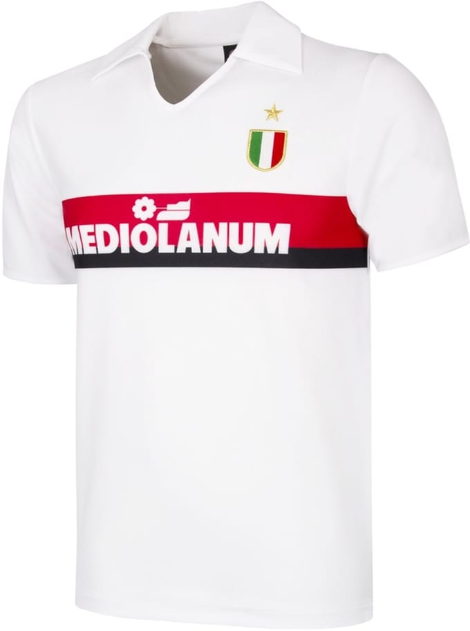 AC Milan Retro Uitshirt 1988-1989 - S