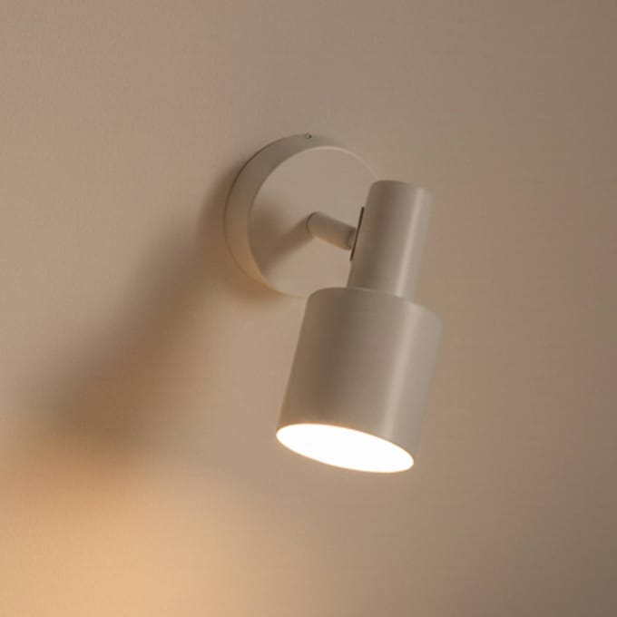 Lindby - buitenspot - 1licht - IJzer - H: 18 cm - E27 - beige