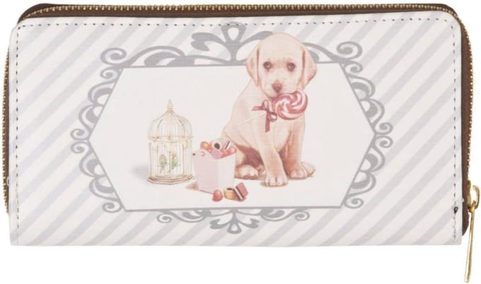 FAP0079 - Beurs - 20 x 10 cm - synthetisch - lila