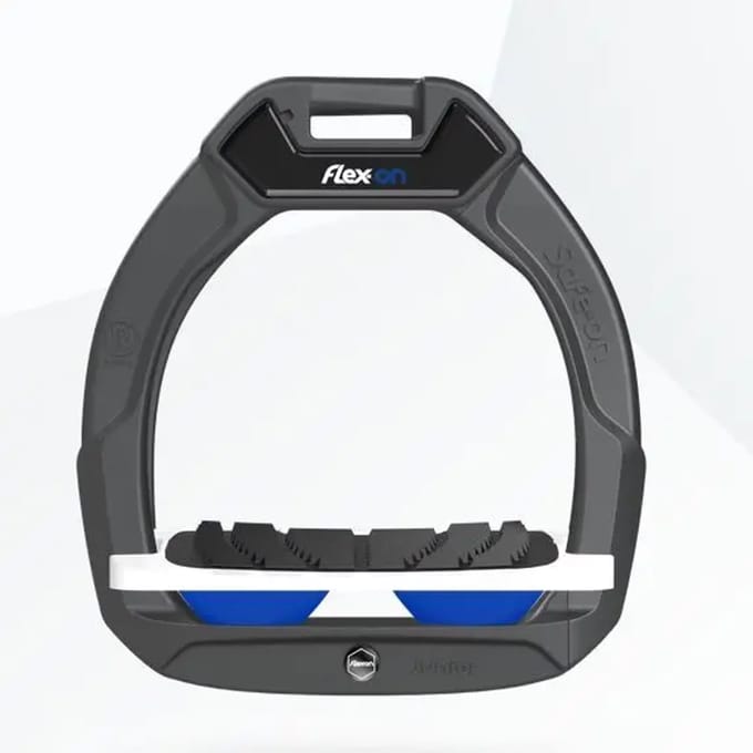 Veiligheidsstijgbeugels kind Incliné Grip Antraciet/Wit/Blauw Flex-On Safe-On