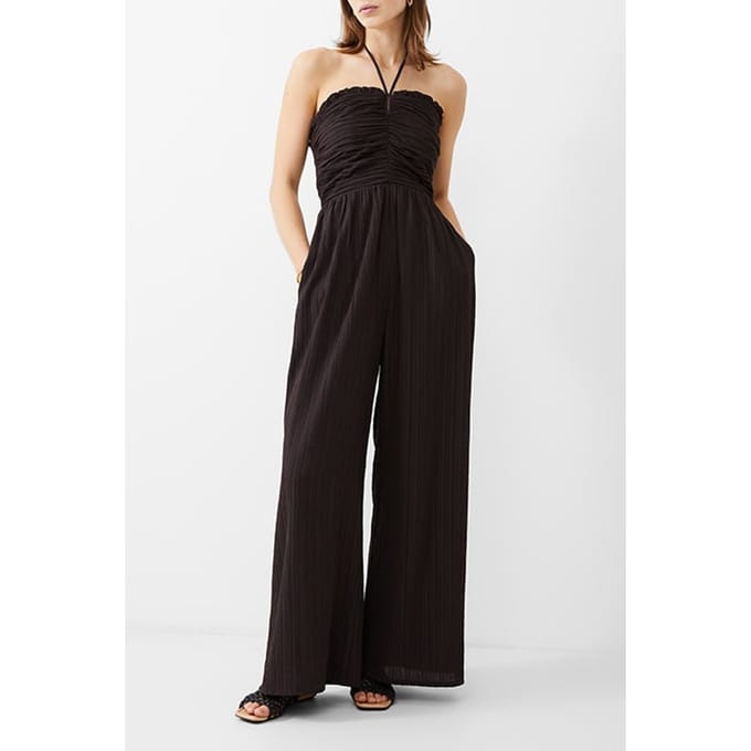 French Connection Bonny Pleated Strappy Jumpsuit Brown Größe: 16 | Jumpsuits Outlet | Damen | Braun