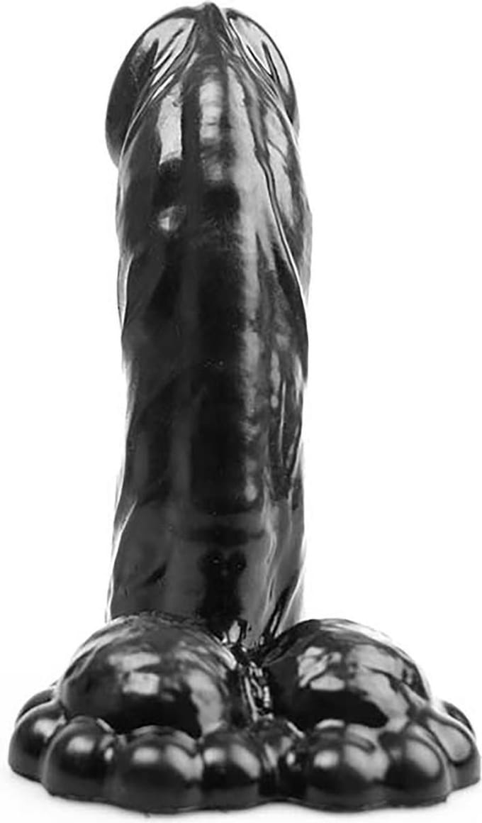 Bubble Toys - Vicious - Dildo - Zwart - PVC - 3 maten Large