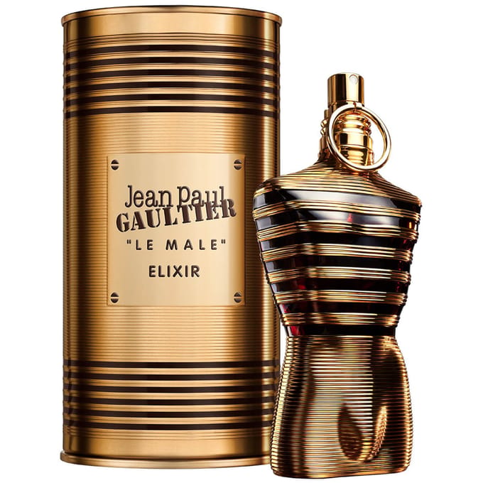 Le Male Elixir Parfum 125 ml – Parfum, Long-Lasting, For Men, Amber, Gold, Tonka Bean, Suitable For Evening Wear