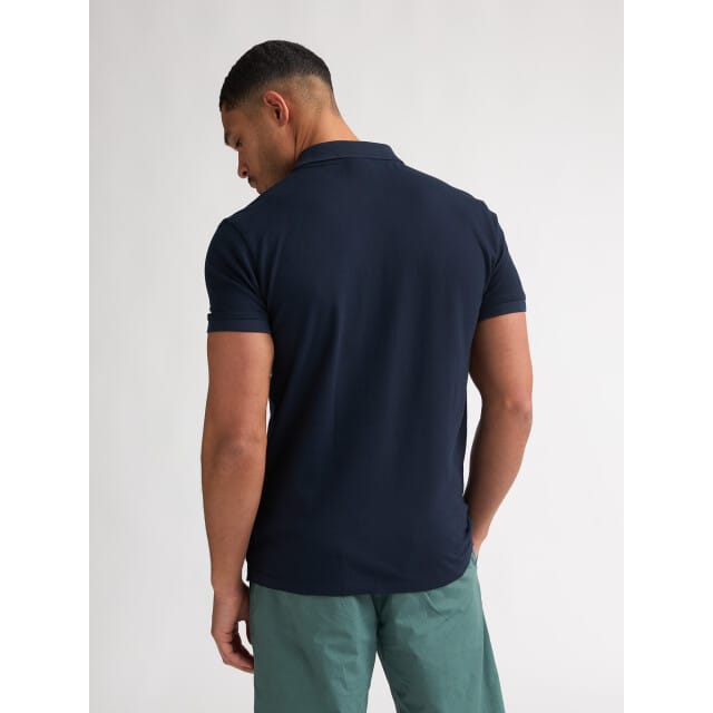Petrol Industries - Heren Polo met korte mouwen SolNaciente - Blauw - Maat M