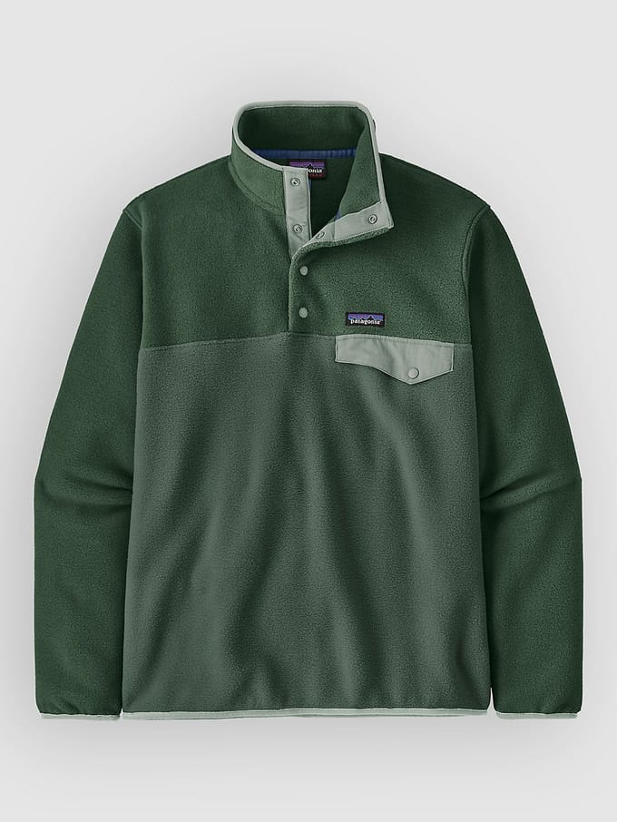 Patagonia LW Synch Snap-T Half-Zip Fleece Trui groen