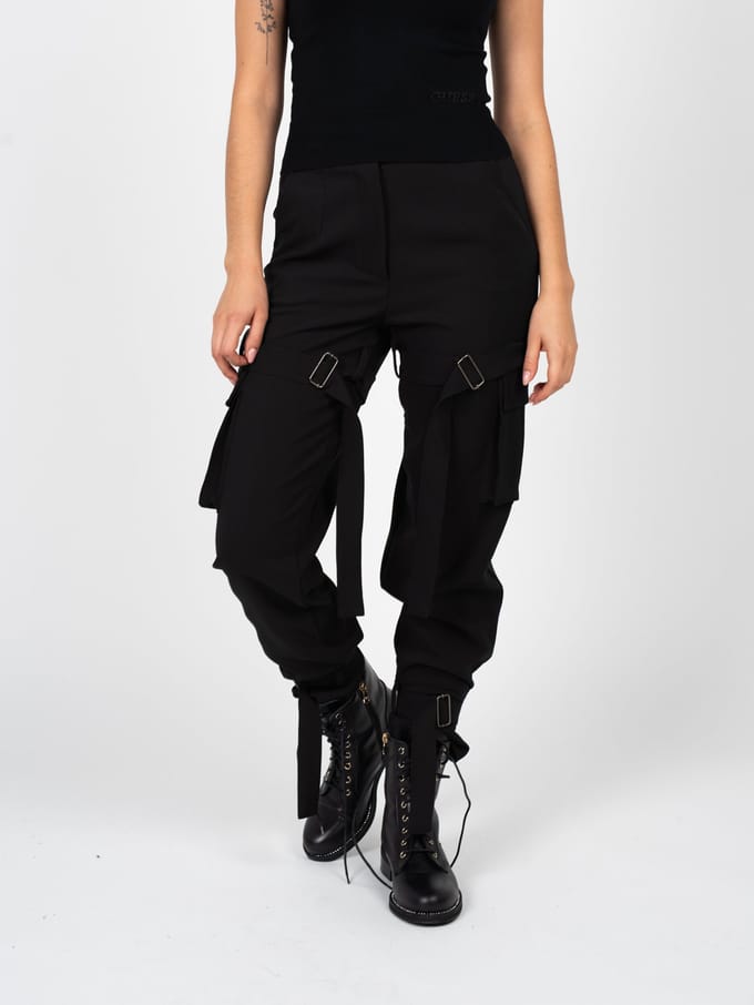 La Haine Inside Us broek Cargo Vrouw zwart