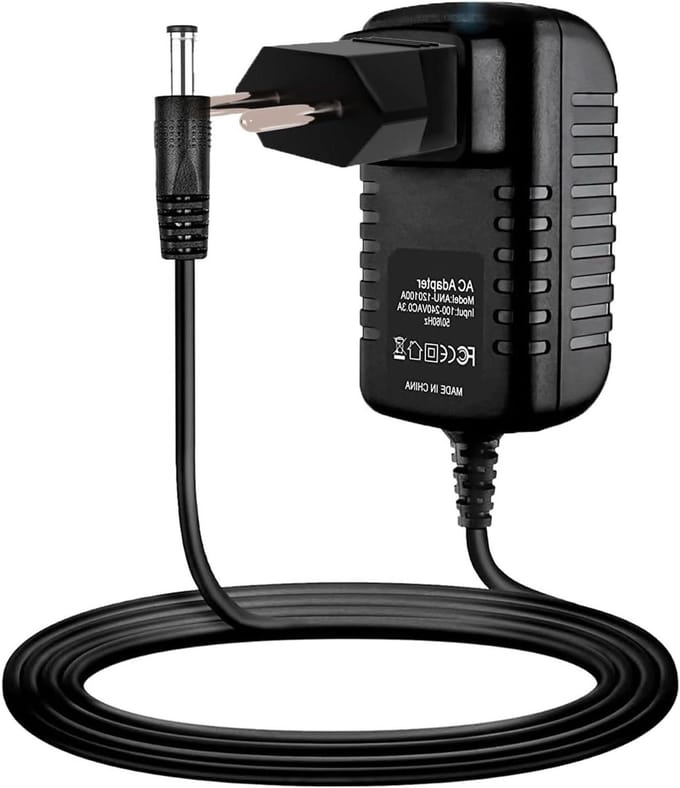 Netvoeding Adapter - Oplader Stroom - Draagbare Speler - Wereldwijd Gebruik - Compact Formaat - Zwart