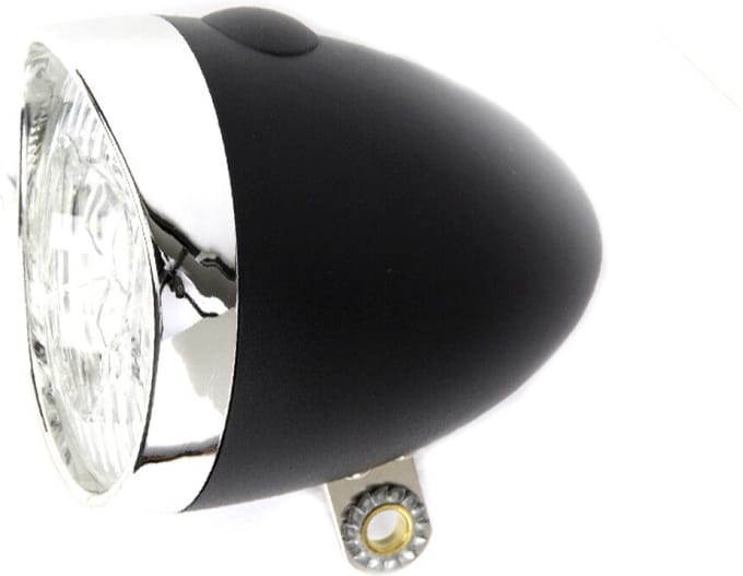 IKZI Koplamp retro bulk zwart