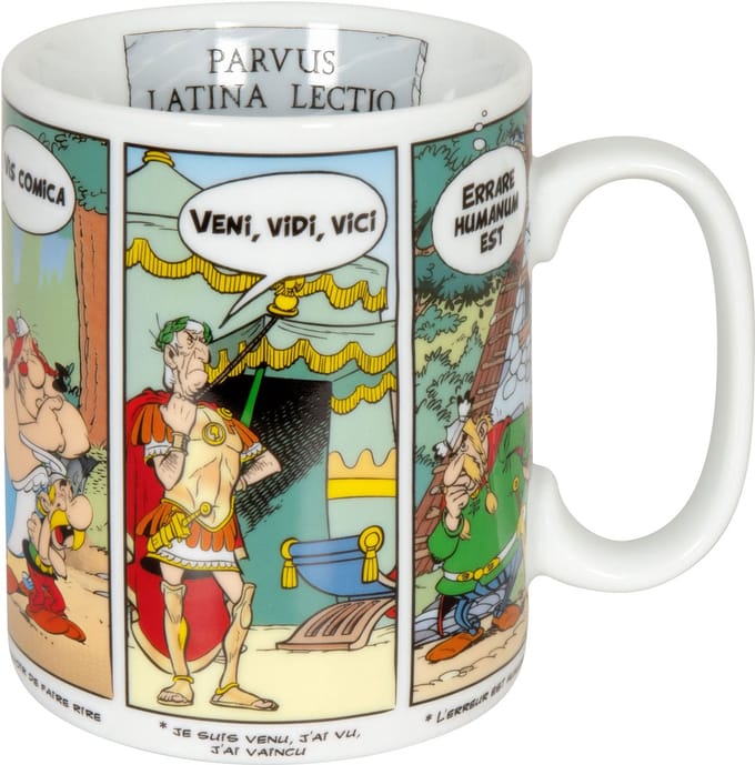 Veni Vidi Vici - Asterix en Obelix Mok - Franse tekst - 490 ML