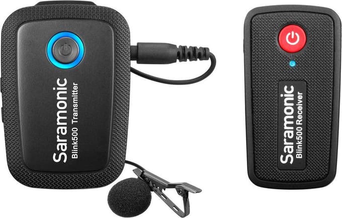Saramonic Blink 500 B1 1 lavalier zender met ontvanger voor camera mt 3.5mm mini jack