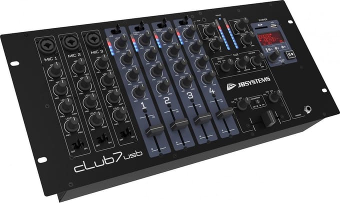 JB-Systems CLUB-7USB - DJ mengtafel