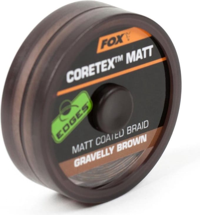 Fox Carp Edges Coretex Matt | 20m 15lb Gravelly Brown