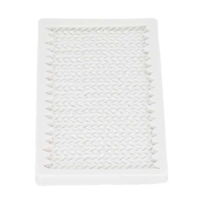 Siliconen Fondant Vorm Jumper Breisel Textuur Siliconen Chocoladevormen voor Fondant Chocoladetaart white