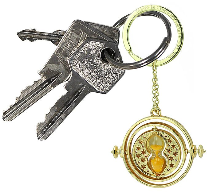 Harry Potter Sleutelhanger - Zeitumkehrer (Time Turner) 3D - voor Geen - goudkleurig