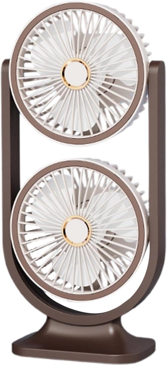VHV - Bureauventilator - usb bureauventilator - USB oplaadbaar, stil - voor kantoor, slaapkamer, thuiswerken