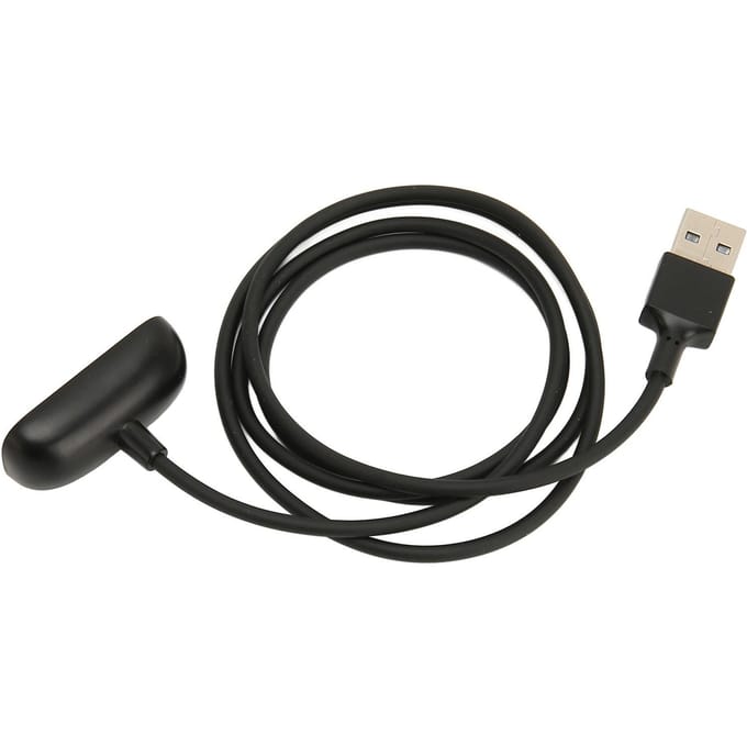 3.3ft Smartwatch Oplaadkabel voor Fitbit Inspire 3 Anti-Interferentie Vervangend Opladen black