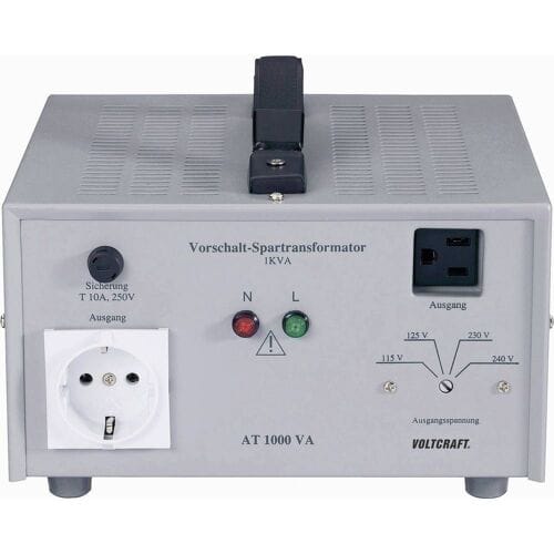 VOLTCRAFT AT-1500 NV Voorschakeltransformator 1500 W 240 V/AC