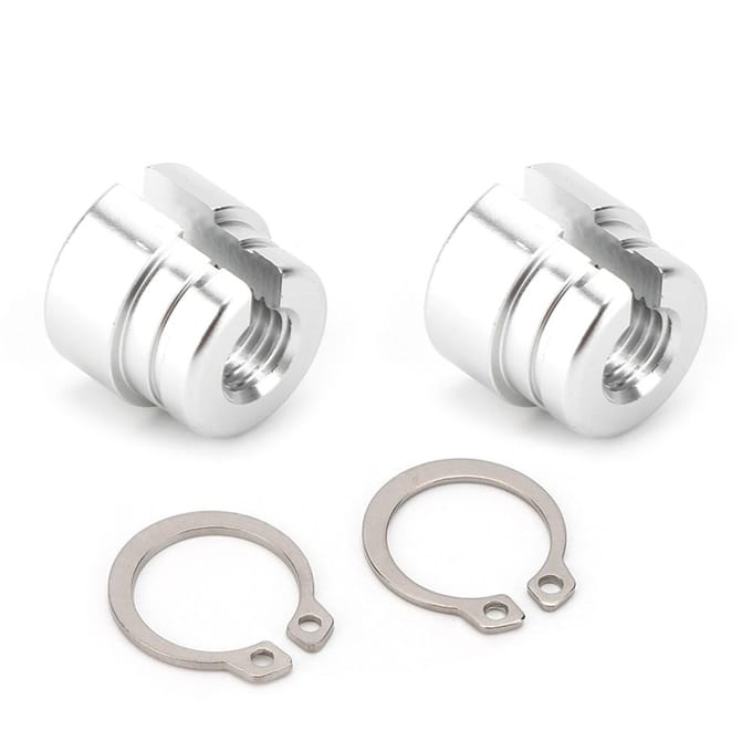 2 Pièces Bagues d'Accélérateur avec Circlips pour E28 E39 E36 M20 M30 M50 S14 M60 white