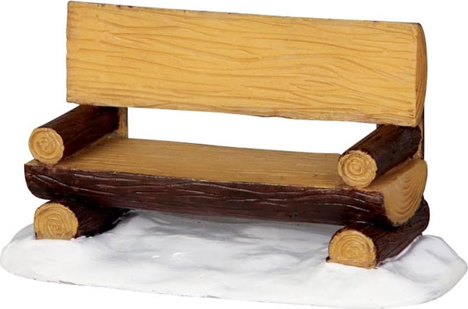 Lemax - Log Bench - Kersthuisjes & Kerstdorpen
