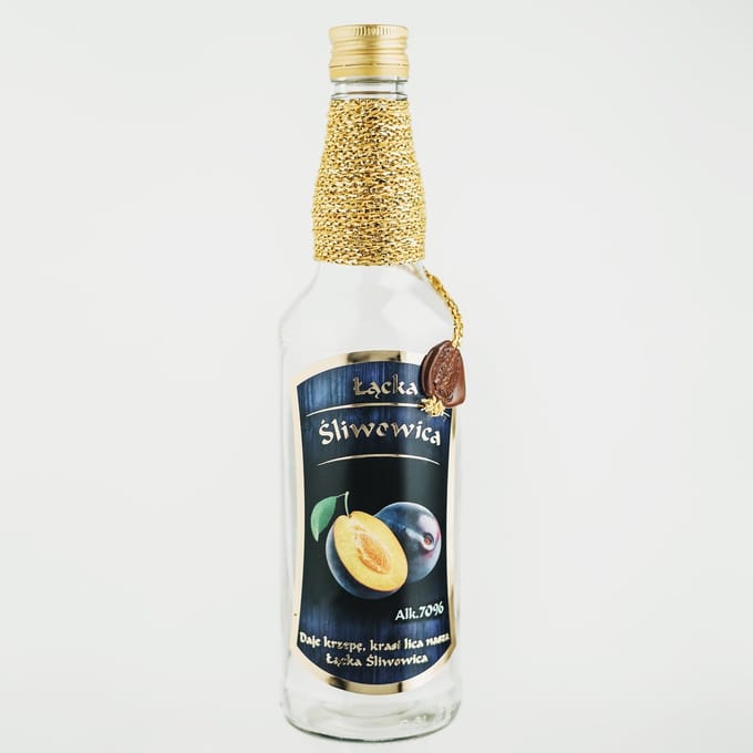Bimberek - Decoratieve Fles - Hoogwaardig Glas - 500 ml - Voor Alcohol