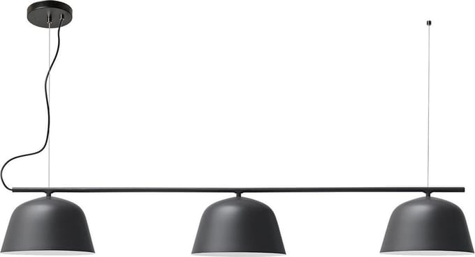 Toolight App1478-3Cp Hanglamp Zwart 115X24,5X16,5Cm
