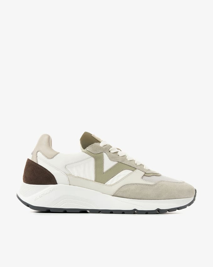 VIA VAI Owen Cody Sneakers Heren - Leer,Mesh,Su�de,Textiel - Bruin