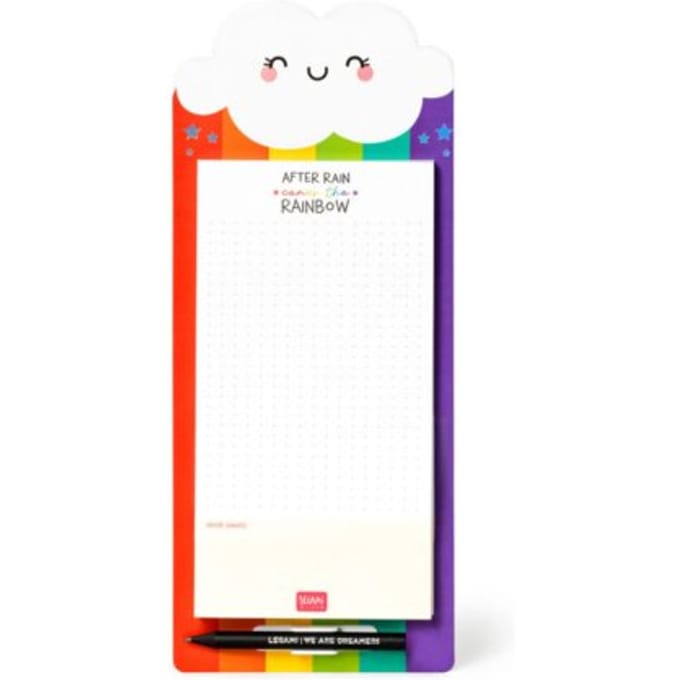 Legami don't forget notitieblokje magnetisch - regenboog