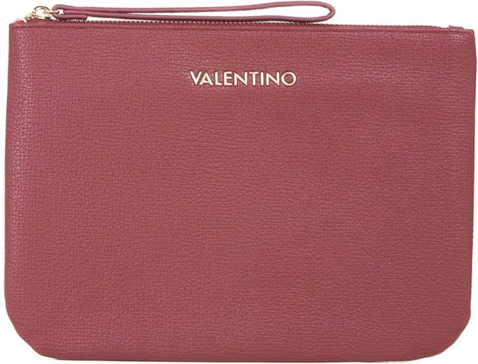 VALENTINO Toilettas Stereo Re Soft Cosmetic Case Rosso Scuro Donkerrood
