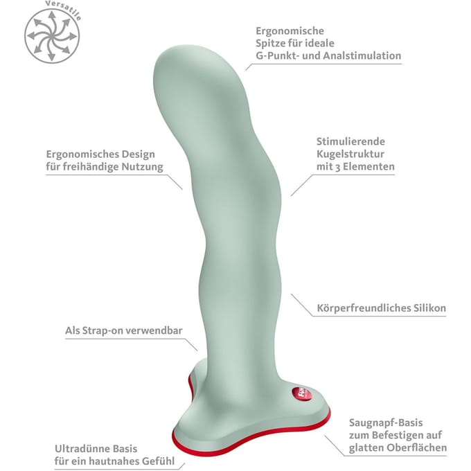 FUN FACTORY - BOUNCER G-SPOT DILDO LIGHT GREEN