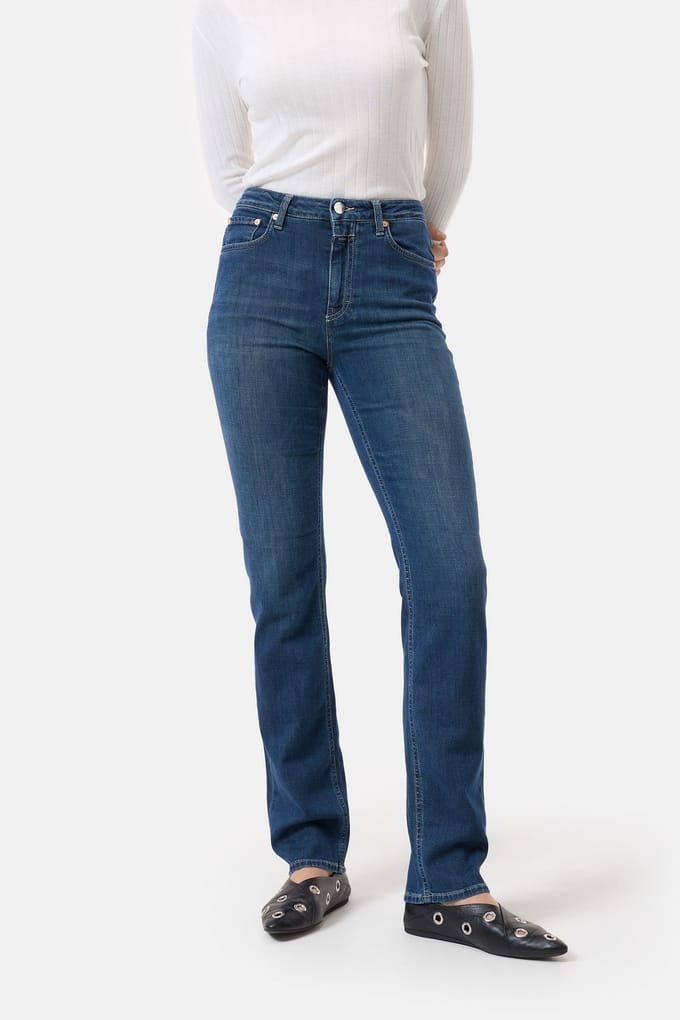 Closed Jaylen Dark Blue Größe: W25L30 | Straight Jeans Outlet | Damen | Blau