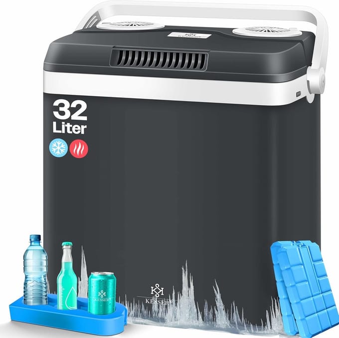 Koelbox - Elektrische Koelbox 12 en 230 Volt - Koeltas Auto - Picknick