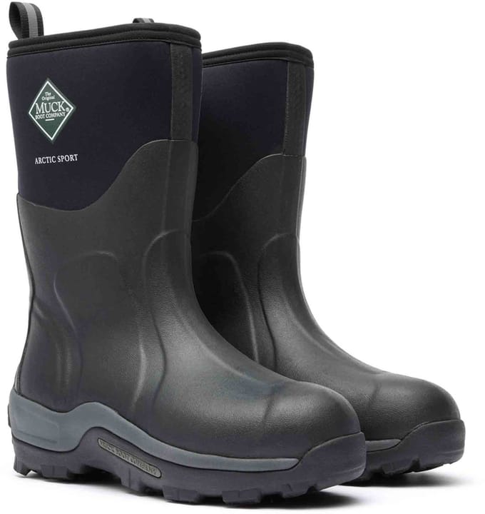 Muck Boot Arctic Sport Kort | Zwart - Regenlaarzen - Maat 41 -