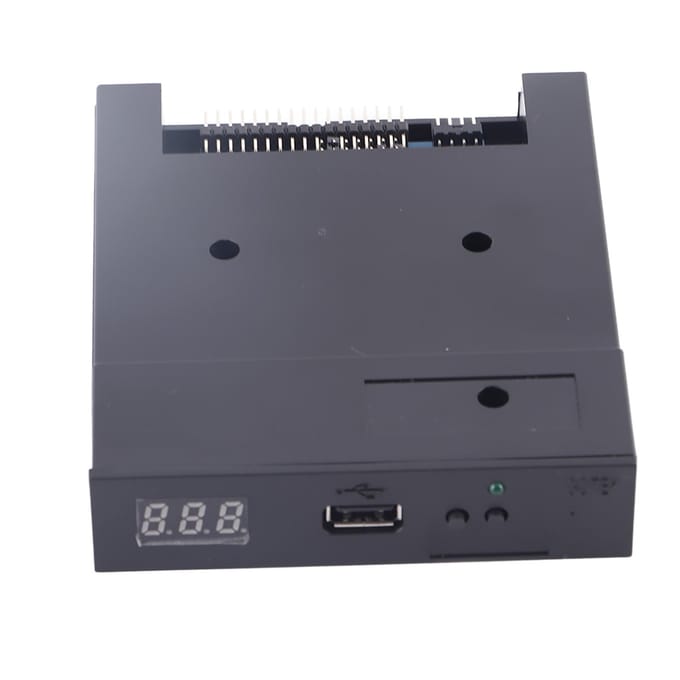 3.5  1000 Floppy Disk Drive naar USB Emulator Simulatie Voor Muzikaal Toetsenbord zwart