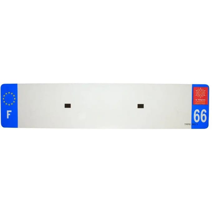 Nummerplaatstrip voor pvc Top Plaq 66