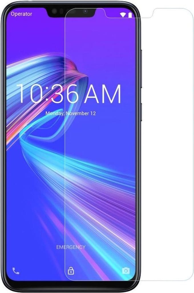 Shop4 - Asus Zenfone Max M2 Glazen Screenprotector - Gehard Glas Transparant