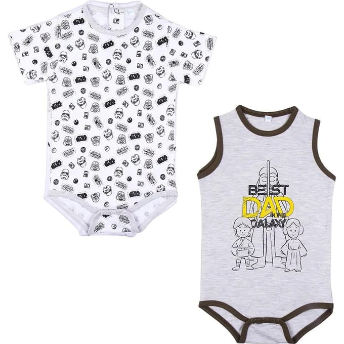 Set van 2 babyrompertjes Cerda Star Wars