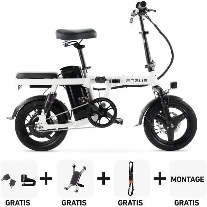 Combi-Deal! | ENGWE T14 Vouwfiets - Wit