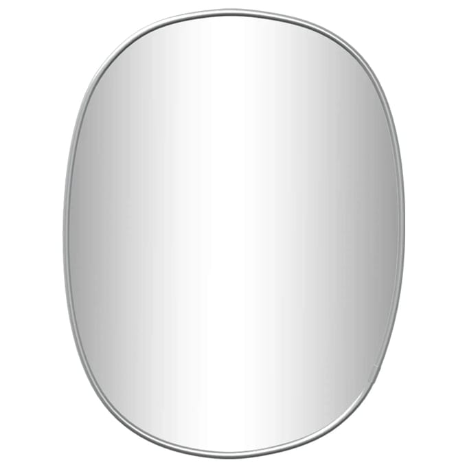 vidaXL - Wandspiegel - 40x30 - cm - zilverkleurig