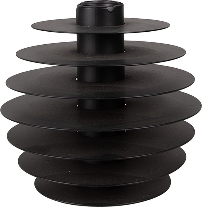 Clayre & Eef Kandelaar 14 cm Zwart IJzer