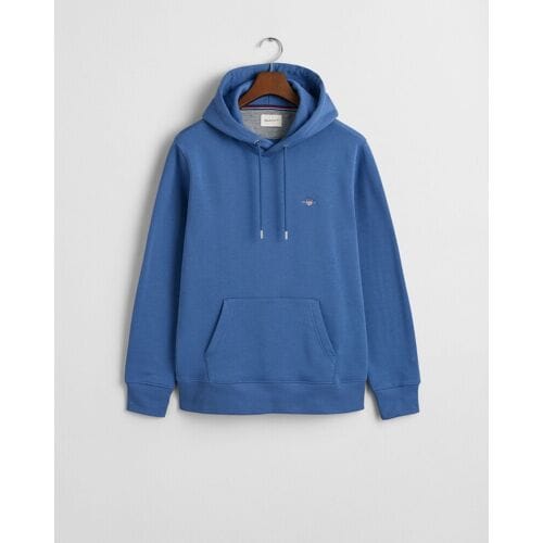 Gant Trui Shield Hoodie Subtle Logo Vintage Blue / male