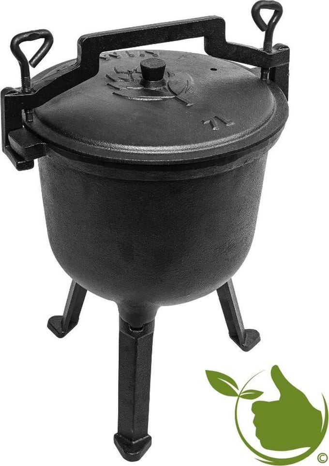 Jachtketel gietijzer 7 liter