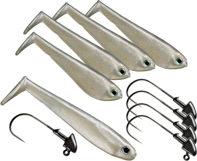 Kunstaas Rig - Vismontage Set - Vissen - Meerdere Haken - 18 cm - Meerkleurig