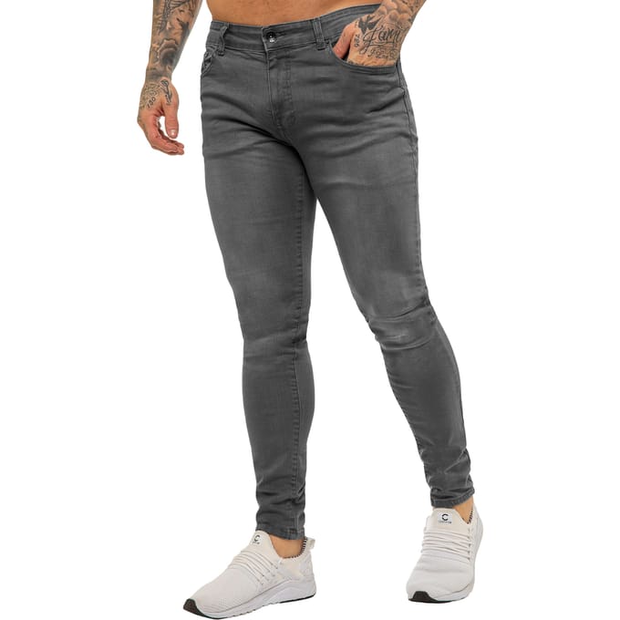 Enzo heren skinny super stretch denim jeans
