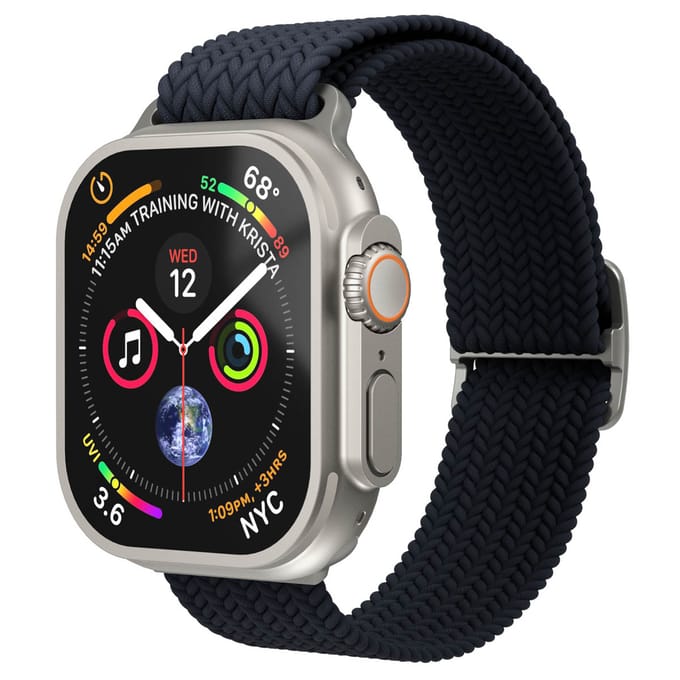 Vonmählen Woven Loop bandje voor de Apple Watch | 38/40/41/42 mm - Navy