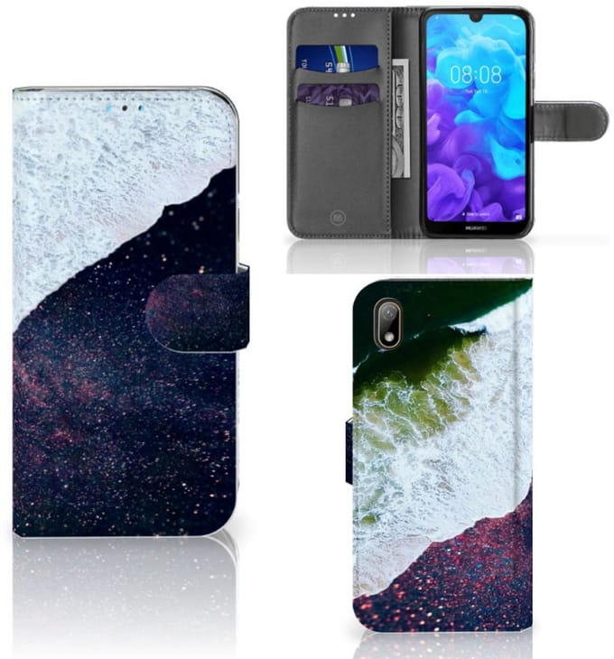 Huawei Y5 (2019) Book Case Sea in Space