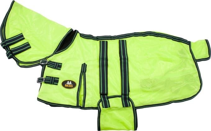 MHS Vliegendeken Neon met vaste hals 105 Groen