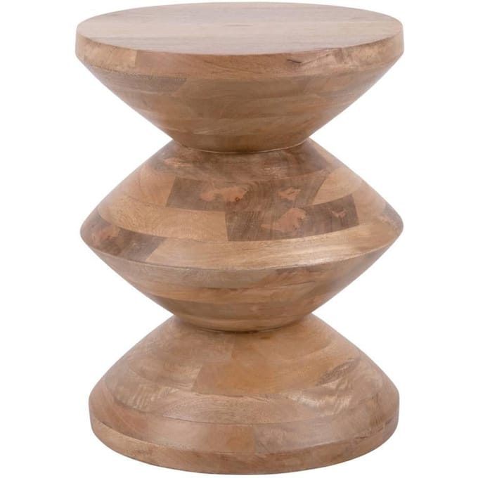 Leitmotiv Bijzettafel Totem - Naturel - 35x35x46cm - Modern